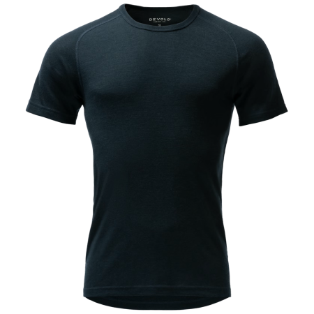 Tricou funcțional bărbați Devold Adventure Merino 190 Tee Man albastru închis Ink