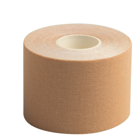 Bandă kinesiologică Yate Kinesiology tape 5 cm x 5 m bej