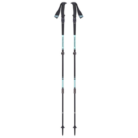 Bețe de trekking femei Black Diamond W's Trail Pro Shock negru/turcoaz