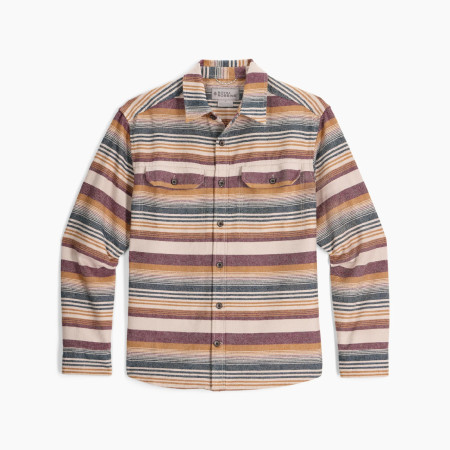 Cămașă bărbați Royal Robins Clouds Rest Hemp L/S maro dechis Pebble Alder Str