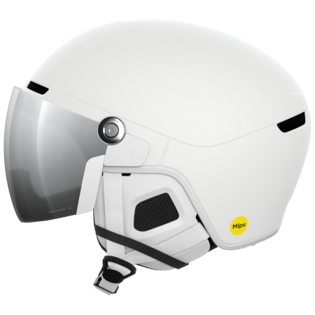 Cască de schi POC Obex Visor alb White/Clarity Universal/Partly Sunny/Silver