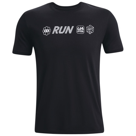 Tricou bărbați Under Armour Run Anywhere SS negru