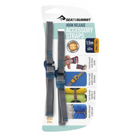 Chingă de compresie cu cârlig Sea to Summit Chingi de compresie cu cârlig 1,5 m x 20 mm