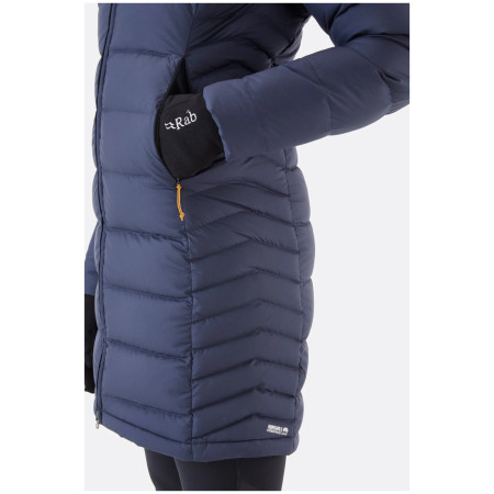 Geacă lungă femei Rab Deep Cover Parka