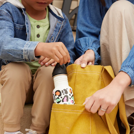 Sticlă copii Klean Kanteen Kid Classic Narrow 12oz (w/Flip Seal Sport Cap)
