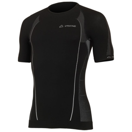 Tricou funcțional bărbați Lasting S-MARS negru