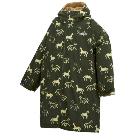 Geacă impermeabilă copii Regatta Junior Waterproof Changing Robe DrkKhHrses