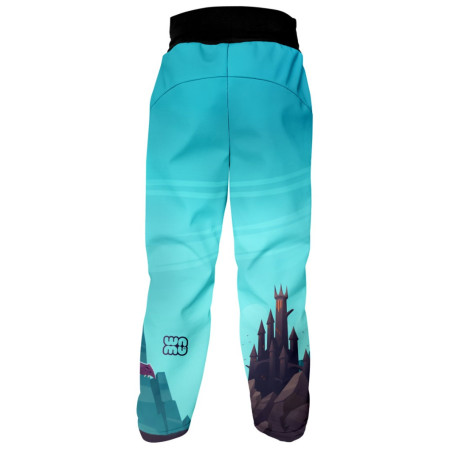 Pantaloni softshell copii WAMU Dragon Fantasy