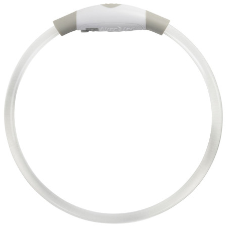 Zgardă luminoasă pentru câini Nite Ize NiteHowl Mini LED alb Disc-O Select