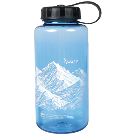 Sticlă Warg Peak Tritan Wide 1L albastru blue