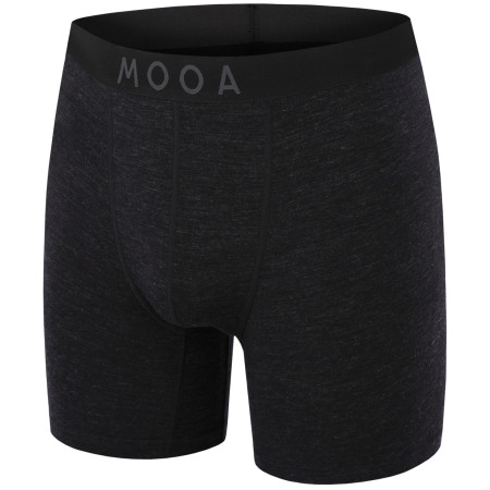 Boxeri bărbați MOOA MerinoSilk 6in negru black melange