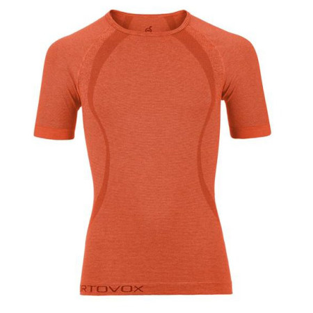 Tricou funcțional bărbați Ortovox Merino Comp. Cool portocaliu/ CrazyOrange
