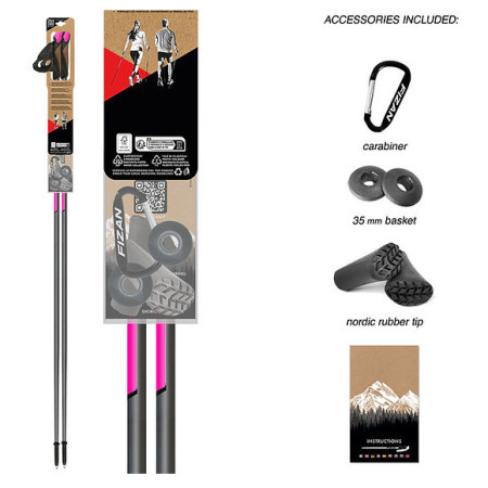 Bețe Nordic Walking Fizan NW Runner