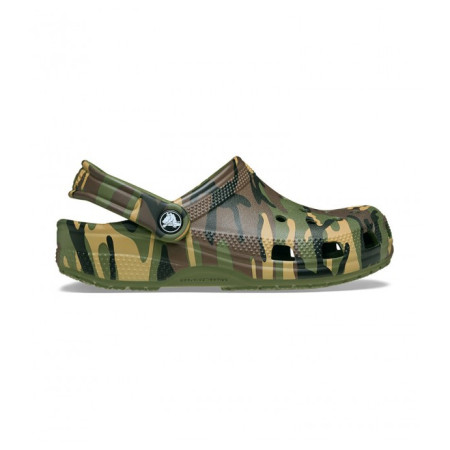 Papuci copii Crocs Classic Camouflage Clog Army Green/Multi