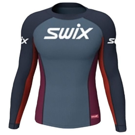 Tricou bărbați Swix RaceX albastru/roșu