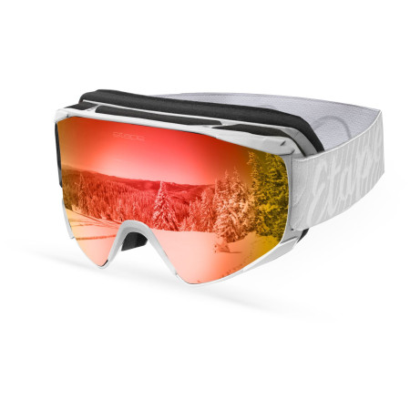 Ochelari de schi Etape Arosa alb bílá mat/revo