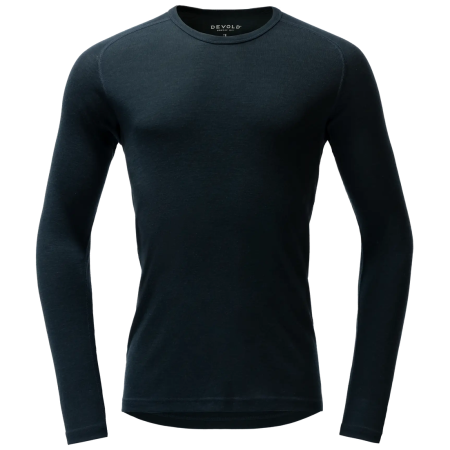 Tricou funcțional bărbați Devold Adventure Merino 190 Shirt Man albastru închis Ink