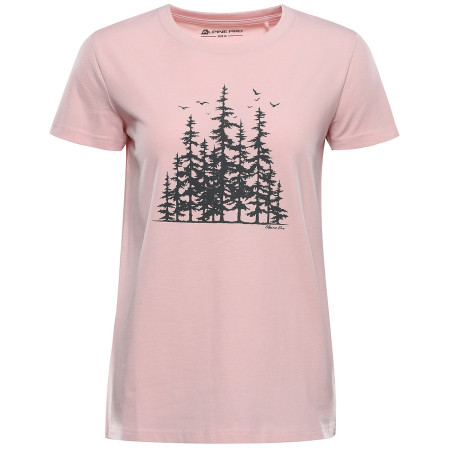 Tricou femei Alpine Pro Morola roz deschis POTPOURRI VARIANTA PD