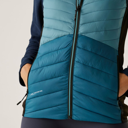 Vestă femei Regatta Women’s Leedre Hybrid B/W