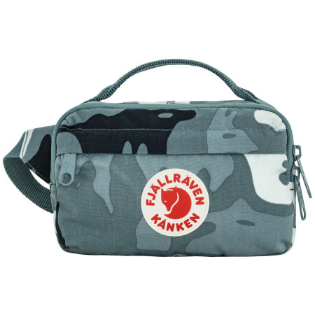 Borsetă Fjällräven Kånken Graphics Hip Pack albastru Nimbus Blue-Hidden Animals