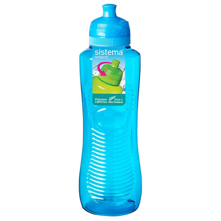 Sticlă Sistema Gripper Bottle 800ml albastru