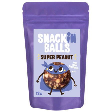 Nutriție sportivă SNACKin BALLS Super Peanut 156 g