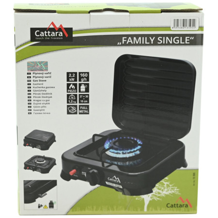 Arzător pe gaz Cattara Traveler Family Single