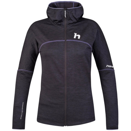 Hanorac femei Hannah Meda Hoody gri/violet anthracite mel