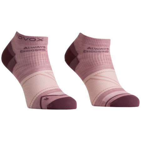 Șosete merino femei Ortovox Alpine Light Low Socks W roz Dusk Rose