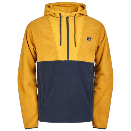 Hanorac funcțional bărbați Fundango Carlos Fleece Pullover galben kangoo