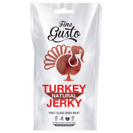 Carne uscată Fine Gusto Krůtí Jerky Natural 100g