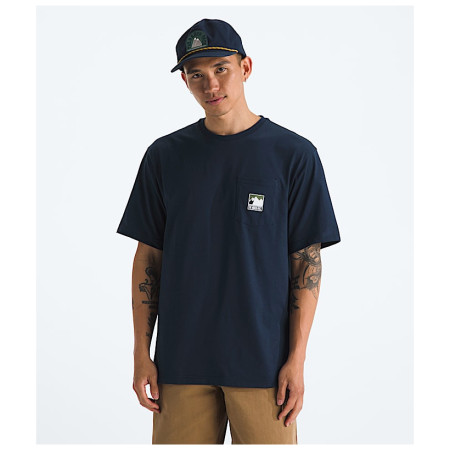 Tricou bărbați The North Face M Mountain Logo Relaxed S/S Pocket Tee