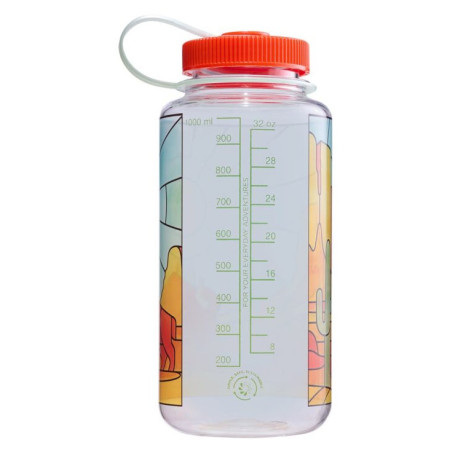 Sticlă Nalgene Wide Mouth 1l Clear Stained Glass