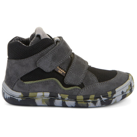Încălțăminte barefoot all-seasons pentru copii Frodo Barefoot Tex Fun Autumn Grey/Black
