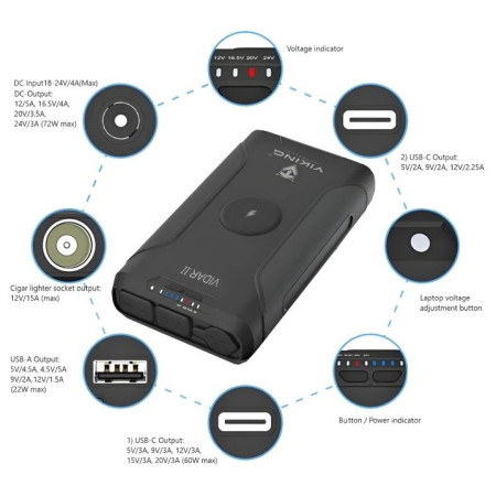 Powerbank outdoor Viking Technology Vidar II