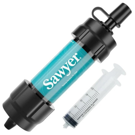 Filtru de apă Sawyer Mini Filter Turquoise albastru deschis Turquoise