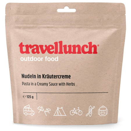 Mâncare deshitradată Travellunch paste cu sos alb și