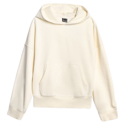 Hanorac femei 4F Sweatshirt F1887 bej CREME
