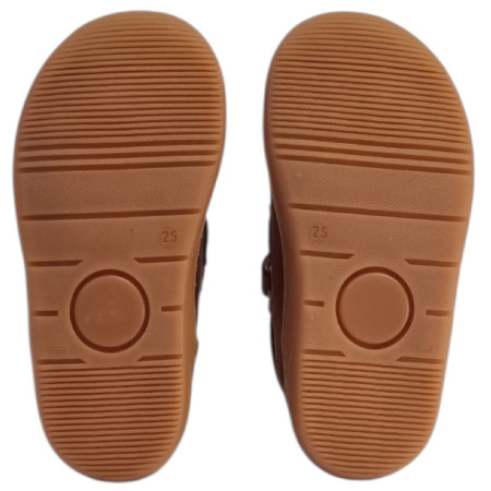 Încălțăminte barefoot pentru copii beBare 3602SA Tan