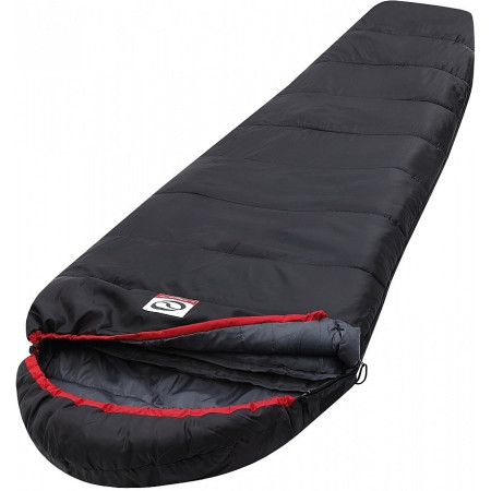 Sac de dormit Loap Darway negru/roșu