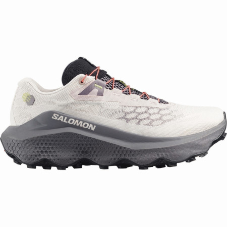 Încălțăminte de alergat pentru femei Salomon Ultra Glide 4 Wide bej Lilac Ash / Excalibur / Pink Yarrow