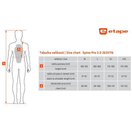 Protecție de coloană Etape Spine Pro 3.0