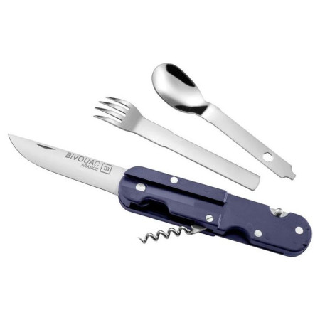 Cuțit multifuncțional TB OUTDOOR Bivouac French Navy Camp Knife albastru