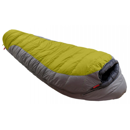 Sac de dormit Warmpeace Viking 1200 Wide (180 cm) verde/gri Hay/steelgrey/black
