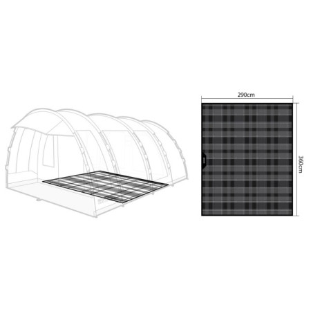 Covor Regatta Vanern 6 Carpet gri