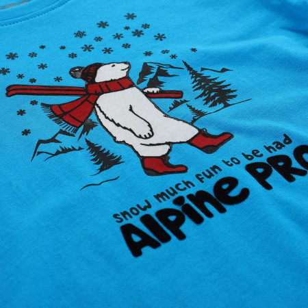 Tricou copii Alpine Pro Ecco 2 Blue