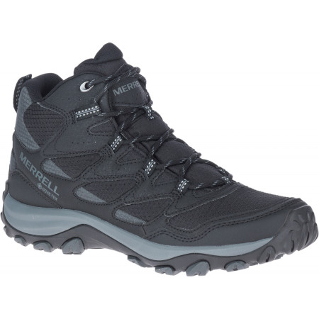 Încălțăminte turistică bărbați Merrell West Rim Sport Mid Gtx negru