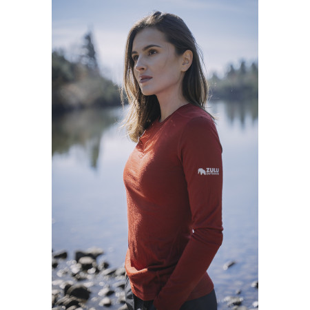 Tricou funcțional femei Zulu Merino 160 Long