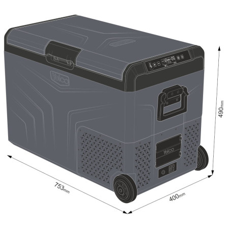 Ladă frigorifică cu compresor Yolco TCX50