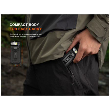 Lanternă de buzunar Fenix SW05R-RED